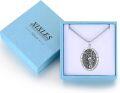 wholesale 925 Sterling Silver Basketball Athlete Protection Saint Sebastian Medal Pendant Necklace for Men-0-6