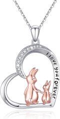 wholesale 925 Sterling Silver Opal Bunny Pendant Necklace - Easter s for Women-0-1