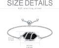 wholesale  Sterling Silver Hexagon Gemstone Bracelet for Women Fine Jewelry Gift -0-17