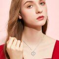 TOUPOP Sterling Silver Heart Initial A-Z Letter Pendant Necklace-0-1