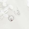 wholesale 925 Sterling Silver Westie Puppy Heart Studs Earrings for Women Girls-0-3