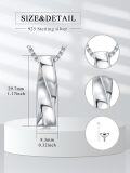 wholesale Sterling Silver Opal Urn Necklace for Ashes Cremation Jewelry-0-66