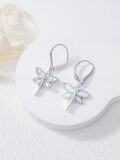 wholesale Phoenix/dragonfly/hummingbird/butterfly/dove Earrings 925 Sterling Silver Opal Animal Dangle Earrings Opal Jewelry Christmas Gifts For Women -0-2