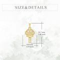 wholesale 14k Gold Celtic Cross Claddagh Pendant Necklace-0-3