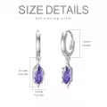 TOUPOP Sterling Silver Stone Stud Earrings Promise Jewelry Gifts For Women-0-3