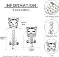 wholesale 925 Sterling Silver Hypoallergenic Cute Kitty Cat Stud Earrings for Sensitive Ears-0-1