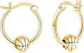 wholesale 925 Sterling Silver Basketball Hoop Earrings for Women and Girls-0-0