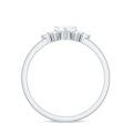 TOUPOP 925 Sterling Silver/10k/14k/18k Gold D VVS1 Moissanite Women's Ring-0-2