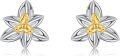 wholesale 925 Sterling Silver Gold Plated Daffodil Stud Earrings for Women and Girls-0-0