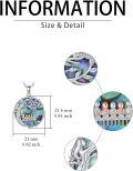 wholesale TOUPOP Christmas Gifts For Mom Mother And Daughter/son Necklace 925 Sterling Silver Family Tree Of Life Jewelry Birthday For Women Wife Grandma -0-5
