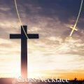 wholesale 14K Gold Metal Sideways Cross Necklace with Diamond Accent for Women-0-4