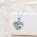 wholesale Sterling Silver Stone Horse Pendant Necklace for Women Horse Gift-0-38