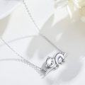 wholesale 925 Sterling Silver Metal Cute Pig Pendant Necklace for Women-0-1