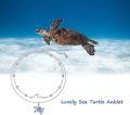 wholesale 925 Sterling Silver Turtle Anklet with Blue Opal and Wave Charm for Women-0-4