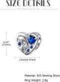 wholesale 925 Sterling Silver Dolphin Heart Pendant Bead Charm for Women DIY-0-2