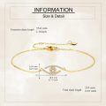 wholesale 14k Gold Eye Pendant Necklace-0-4