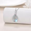 wholesale 925 Sterling Silver Larimar Teardrop Starfish Ocean Jewelry Necklace for Women-0-1