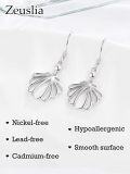 wholesale 925 Sterling Silver Scallop Shell Drop Earrings for Women - Summer Beach s-0-2