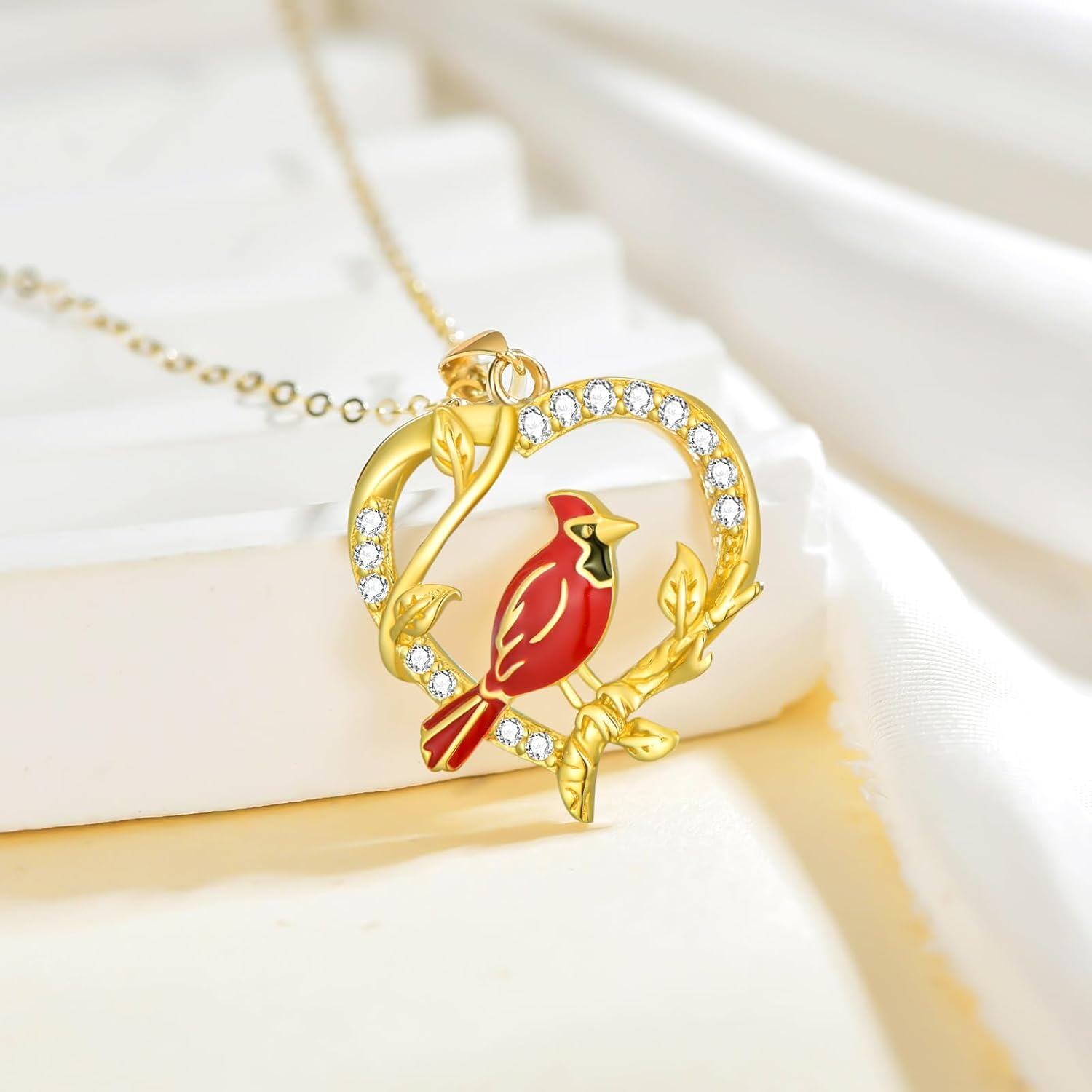 14K Gold 14K Carat Snake Bee Bird Hecate Jewelry Necklace for Women-0-4