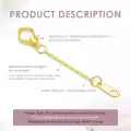 wholesale 14K Gold (Au585) Hypoallergenic Nickel-Free Jewelry Extender Chain - 1/2/3 Inch Lengths for Necklace Bracelet Wholesale Anklet - Durable Clasp Gift-Ready Packaging-0-2