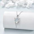 wholesale Sterling Silver Stone Arwen Evenstar Pendant Necklace LOTR Inspired Jewelry Gift for Women Men Teens Mothers Day-0-8