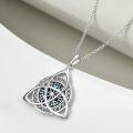 wholesale 925 Sterling Silver Viking Vegvisir Shield Necklace Pendant-0-4