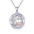 TOUPOP Sterling Silver Tree Of Life Necklace Sister Gifts For Women-0-0