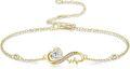 wholesale 14K Gold Infinity Heart Charm Bracelet - Elegant  for Her on Christmas & Birthdays-0-0
