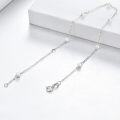 wholesale 14K White Gold Freshwater Pearl Anklet for Women Elegant Beach Foot Chain Gift-0-1