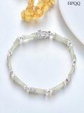 wholesale 18kt Gold Plated Sterling Silver Jade Bracelet for Women Fine Jewelry Gift-0-15