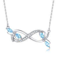 wholesale 925 Sterling Silver Birthstone Infinity Butterfly Necklace for Women Gift for Mom Wife-dragonfly necklace