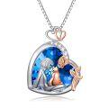wholesale 925 Sterling Silver Little Prince And Rose Pendant-0-0