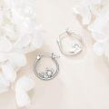 wholesale 925 Sterling Silver Bat Huggie Hoop Earrings Gift for Women and Girls-0-4