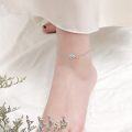 wholesale Silver Elephant & Cub Charm Anklet - 925 Sterling Silver Chain Ankle Bracelets for Women Girls s-0-1
