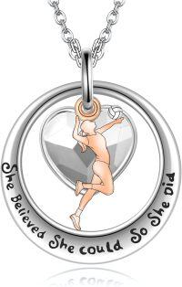wholesale 925 Sterling Silver Sports Lover's Gift - Volleyball Pendant Necklace-Volleyball 2
