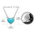 wholesale 925 Sterling Silver Heart Pendant Necklace-0-5