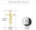 wholesale 925 Sterling Silver Cross Necklace for Women with Stones, Religious Christian Jewelry Gift-0-3