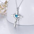 wholesale  Metal Stone Stethoscope Cross Pendant Necklace for Nurse Doctor Graduation -0-29