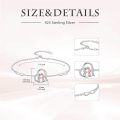 wholesale TOUPOP Christmas Gifts For Sister From Sister 925 Sterling Silver Heart Bracelet My Friend Friendship Sisters Bracelets Jewelry Gifts For Women -0-4