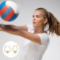 wholesale 925 Sterling Silver Volleyball Hoop Earrings for Women and Girls-0-4