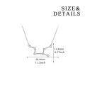 wholesale 925 Sterling Silver Zodiac Constellation Zircon Necklace-0-3