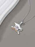 wholesale 925 Sterling Silver Graduation Cap Pendant Necklace with Congratulate 2025 Charm - College/High School Jewelry for Women-0-2
