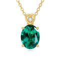 wholesale 14k Gold Amethyst Pendant Necklace-0-0