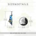 wholesale 925 Sterling Silver Abalone Shell Star of David Israel Map Pendant Necklace-0-3