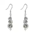 wholesale 925 Sterling Silver Natural Turquoise & Moonstone with Moss Agate Drop Earrings Wholesale for Women-0-0
