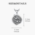 wholesale Sterling Silver Zodiac Constellation Necklace Astrology Pendant-0-2