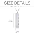 TOUPOP Silver Opal Bar Urn Necklace-0-3
