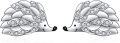 wholesale 925 Sterling Silver Hedgehog Stud Earrings - Adorable Animal  for Women Girls-0-0