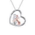 wholesale 925 Sterling Silver Necklace Sister Best Friend Gift-0-0