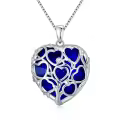 TOUPOP Sterling Silver Birthstone Tree Of Life Necklace Pendant-0-0